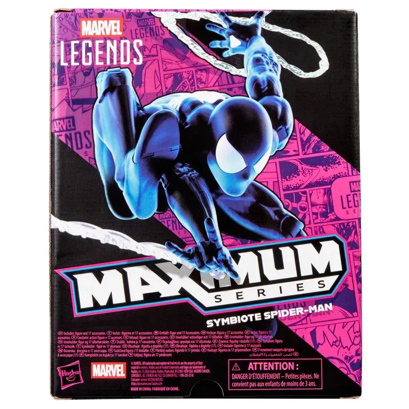 PREVENTA MARVEL LEGENDS MAXIMUM SERIES: COMIC SECRET WARS - SYMBIOT SPIDER-MAN