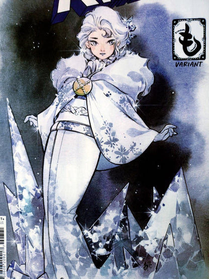 Exceptional X-Men #7

Peach Momoko Kimono Variant Cover

X-Manhunt Collateral Damage Tie-In