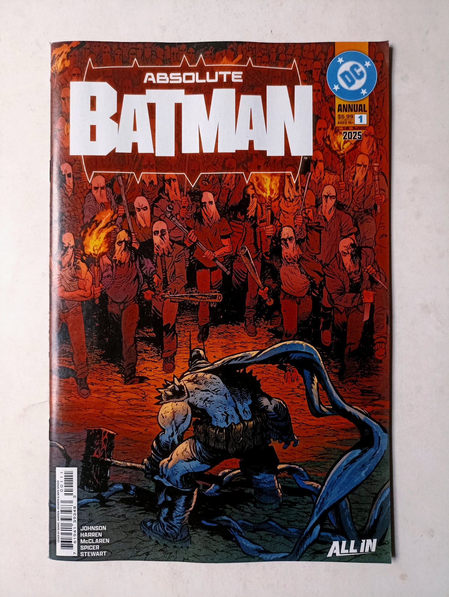 Absolute Batman Annual #1 DC All In

Warren Johnson Cover
