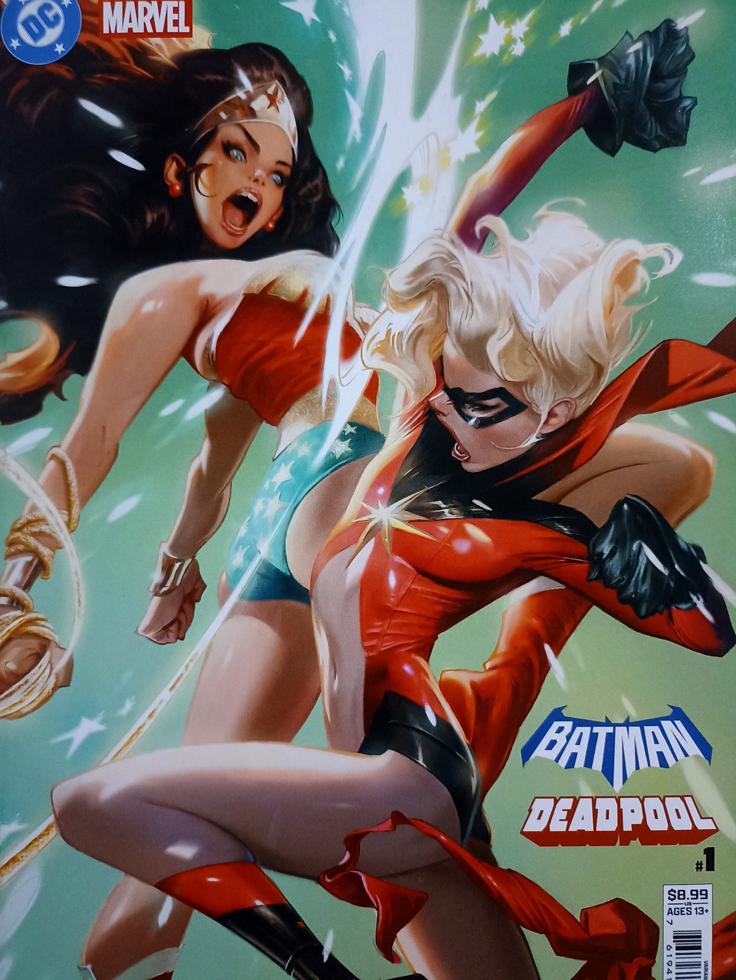 DC Marvel Batman Deadpool #1

One Shot

Alexander Lozano "Wonder Woman & Ms Marvel" Card Stock Variant Cover
