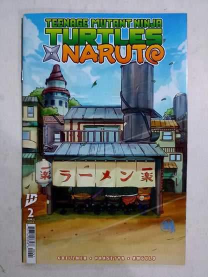Crossover Teenage Mutant Ninja Turtles x Naruto #1-4 Mini Serie Completa.