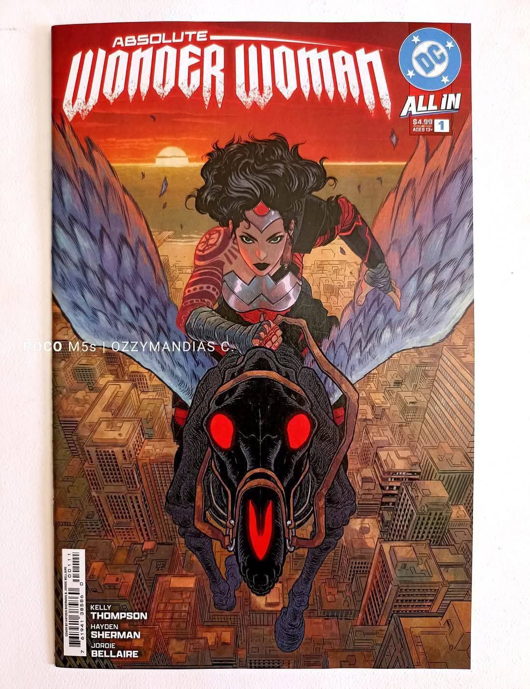 Absolute Wonder Woman #1 DC All In

Primera impresión Hayden Sherman Cover