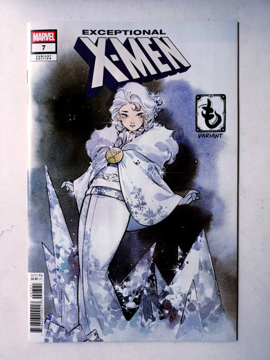 Exceptional X-Men #7

Peach Momoko Kimono Variant Cover

X-Manhunt Collateral Damage Tie-In